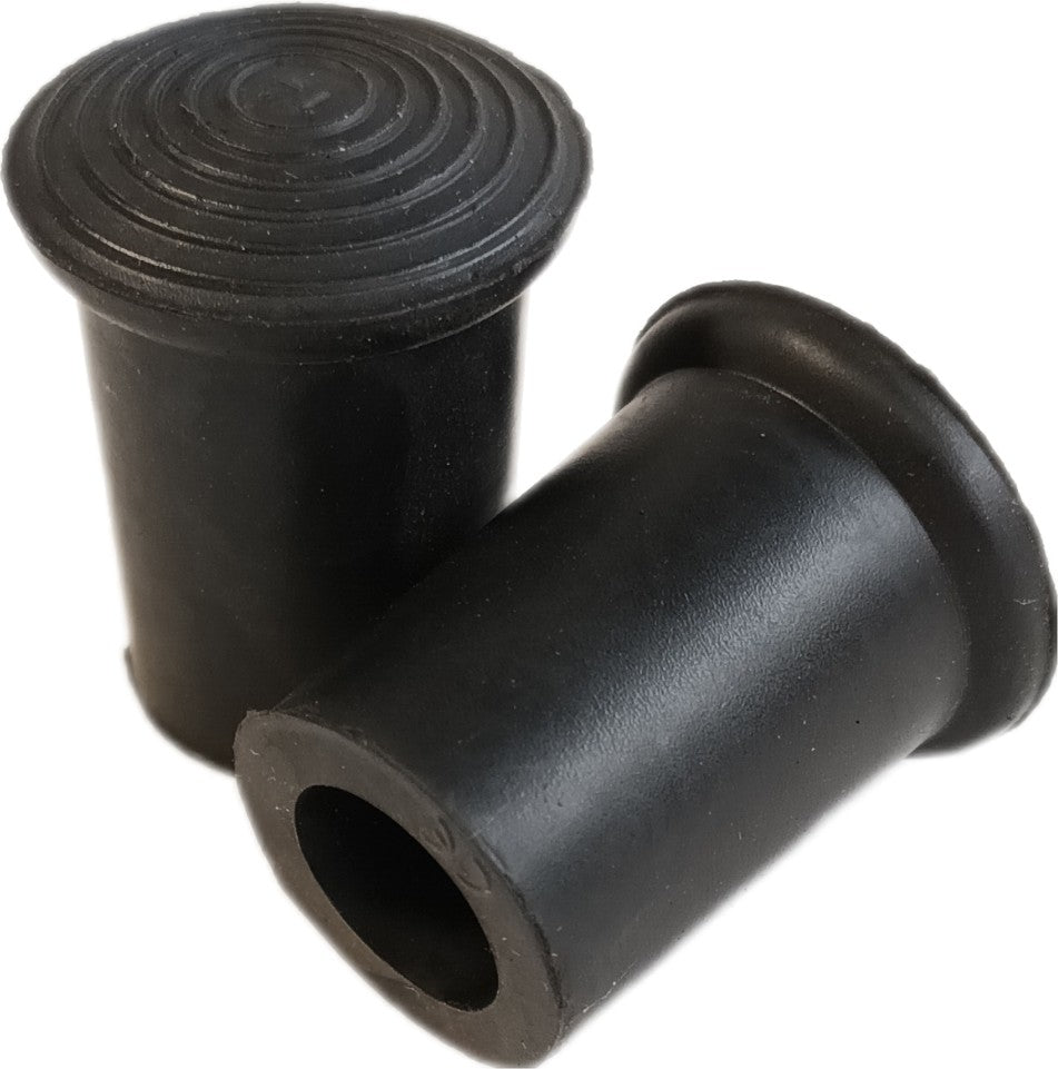 Bout caoutchouc 14mm - couleur Noir