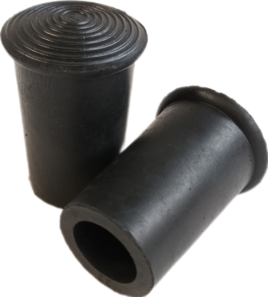 Bout caoutchouc 22 mm - couleur Noir