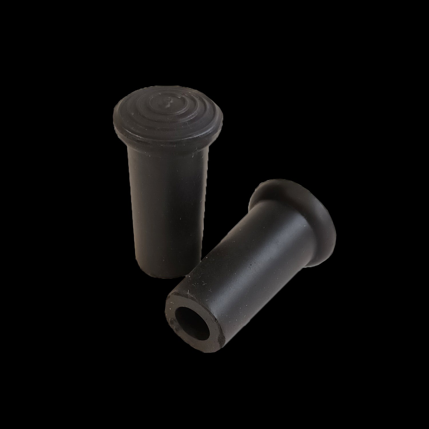 Bout caoutchouc  8mm - couleur Noir