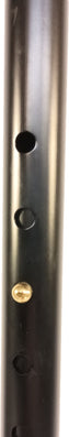Canne pliante, télescopique de 82,5 à 92,5cm, tube alum - couleur Noir