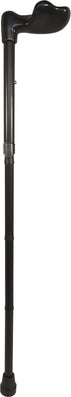 Canne pliante, télescopique de 82,5 à 92,5cm, tube alum - couleur Noir