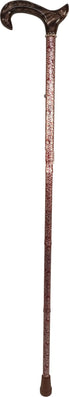 Canne pliante, télescopique de 87 à 97cm, tube aluminiu - couleur Bordeaux