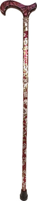 Canne pliante, télescopique de 87 à 97cm, tube aluminiu - couleur Bordeaux