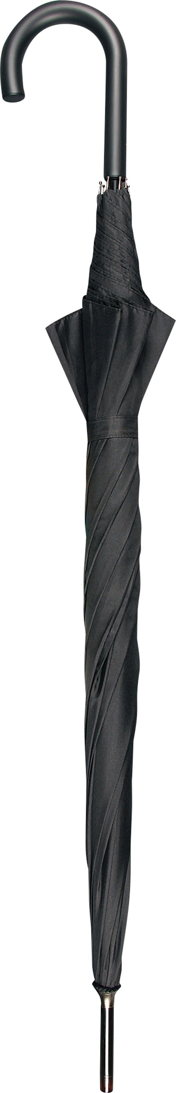 Doppler - Parapluie canne extra long Fiber Blackstar AC - noir
