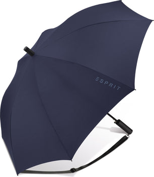 Long parapluie AC uni avec bandouillière - couleur Marine