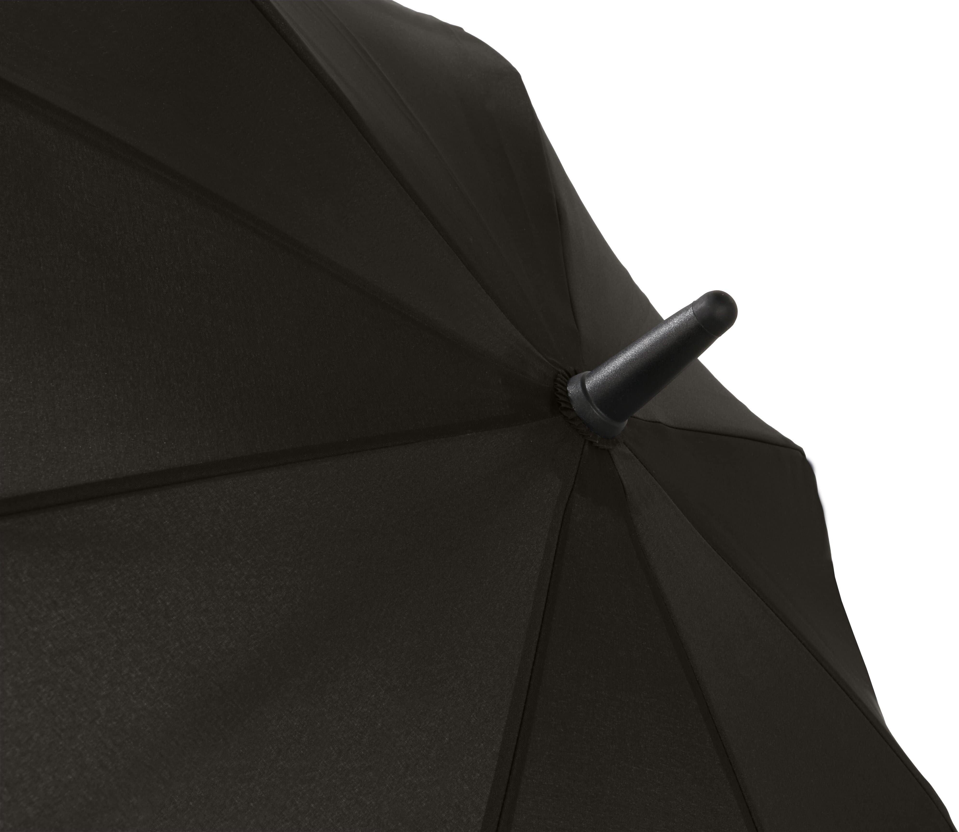 Long parapluie bicolore marine/gris - couleur Gris