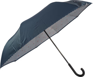 Long parapluie bicolore réversible - couleur Marine