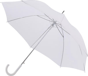 Long parapluie blanc de cérémonie avec canne - couleur Blanc