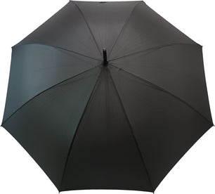 Long parapluie cambridge noir avec canne - couleur Noir
