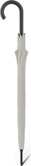 Long parapluie Esprit uni avec canne - couleur Gris