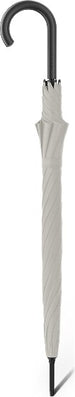 Long parapluie Esprit uni avec canne - couleur Gris
