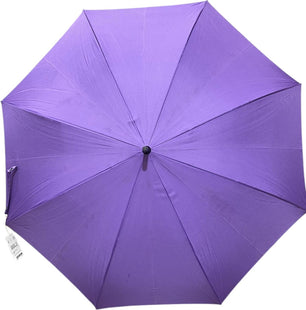 Long parapluie Esprit uni avec canne - couleur Mauve