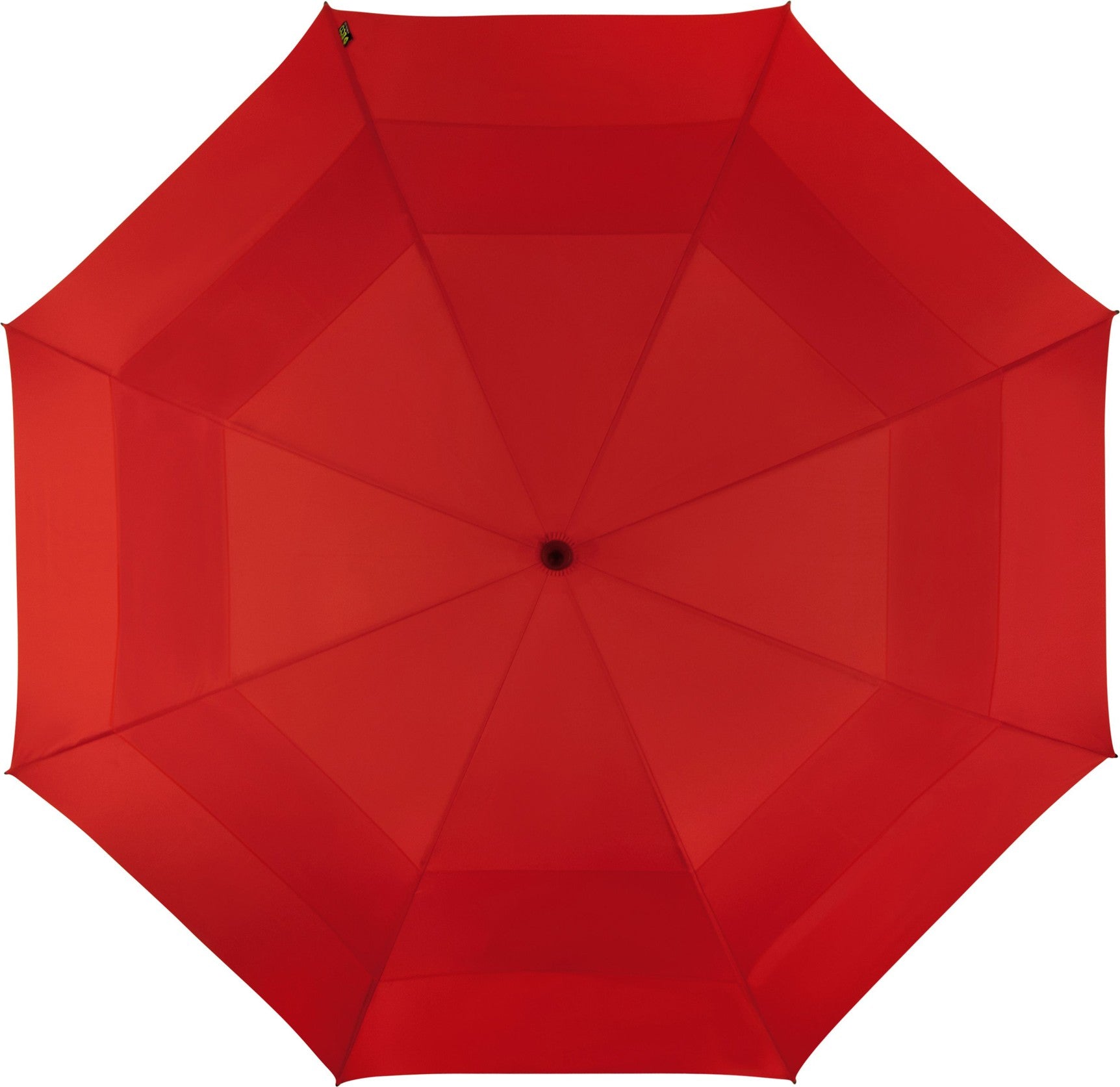 Long parapluie Falcone uni poignée droite - couleur Rouge