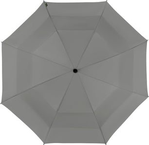 Long parapluie Falcone uni poignée droite - couleur Gris
