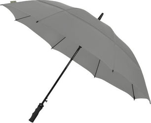 Long parapluie Falcone uni poignée droite - couleur Gris