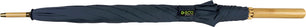 Long parapluie Falcone uni poignee en bambou - couleur Marine