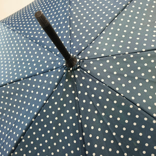 Long parapluie fiber flex graphics avec canne canne - couleur Bleu Canard