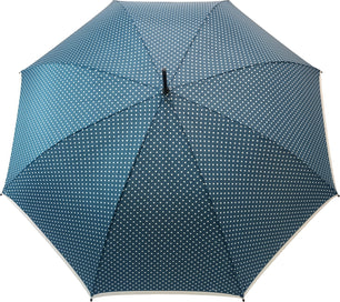 Long parapluie fiber flex graphics avec canne canne - couleur Bleu Canard