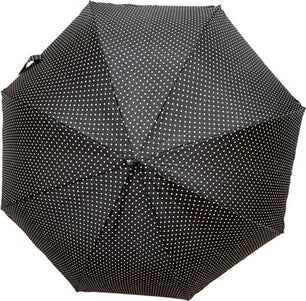 Long parapluie fiber flex graphics avec  canne - couleur Noir