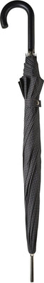 Long parapluie homme carbonsteel noir avec étoiles gris - couleur Noir