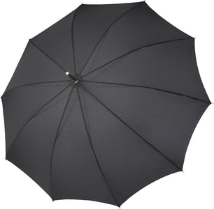 Long parapluie homme carbonsteel noir avec étoiles gris - couleur Noir