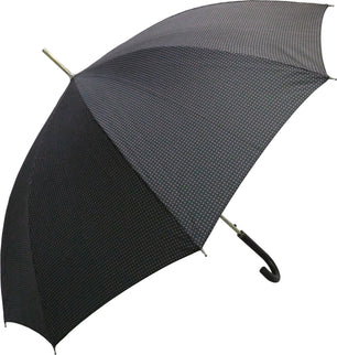 Long parapluie homme carbonsteel noir avec étoiles gris - couleur Noir