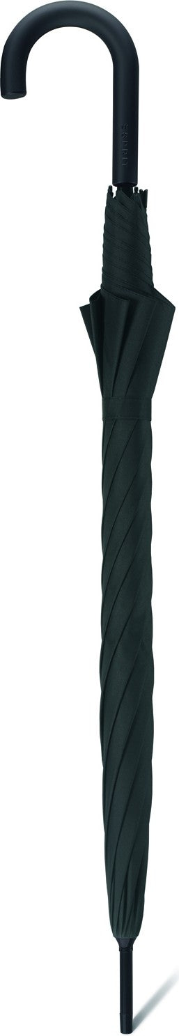LONG PARAPLUIE HOMME UNI AVEC CANNE - couleur Noir