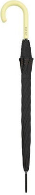 Long parapluie rainbow pop noir avec fines lignes multi - couleur Noir