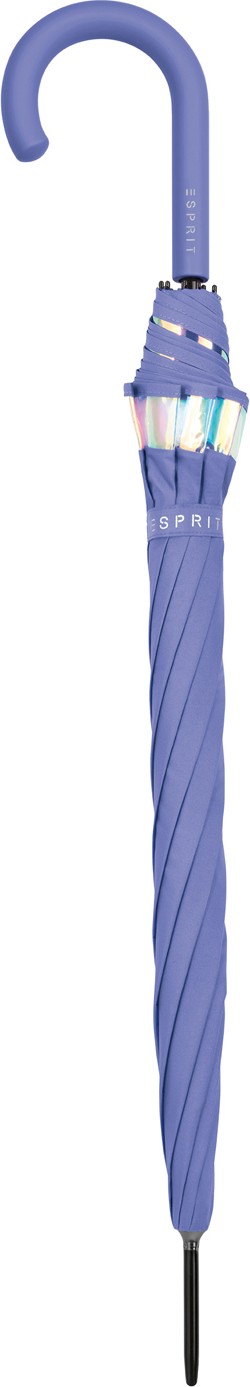 Long parapluie shiny border - couleur Mauve