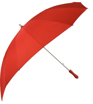 Long parapluie un i en forme de cœur - couleur Rouge