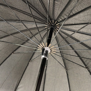 Long parapluie un i en forme de cœur - couleur Noir