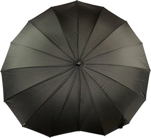 Long parapluie un i en forme de cœur - couleur Noir