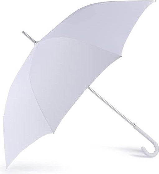 Long parapluie Vogue de cérémonie en dentelle - couleur Blanc
