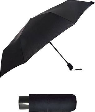 Mini parapluie fiber compact noir - couleur Noir