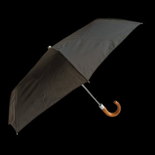 MINIMATIC HOMME NOIR POIGNEE COURBE BOIS - couleur Noir