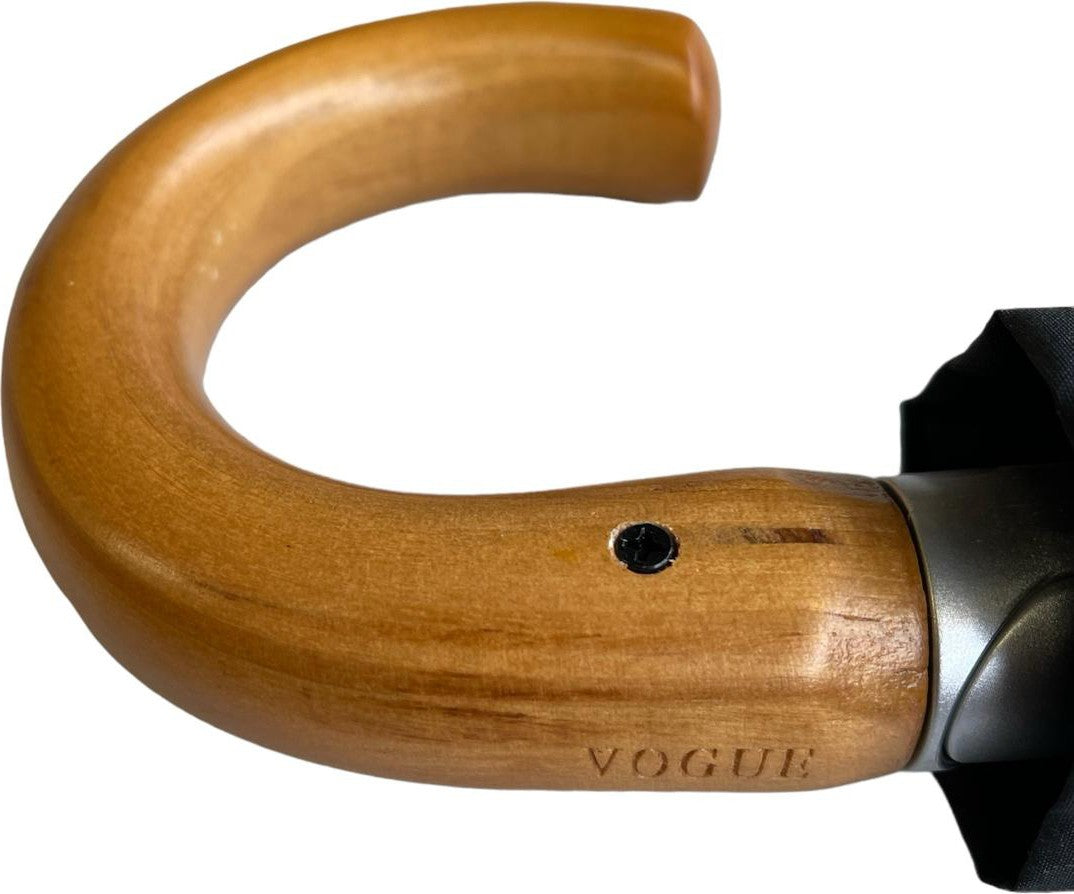 MINIMATIC HOMME NOIR POIGNEE COURBE BOIS - couleur Noir