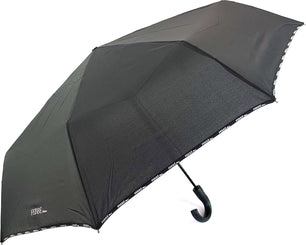 Moyen parapluie manche courbé - couleur Noir