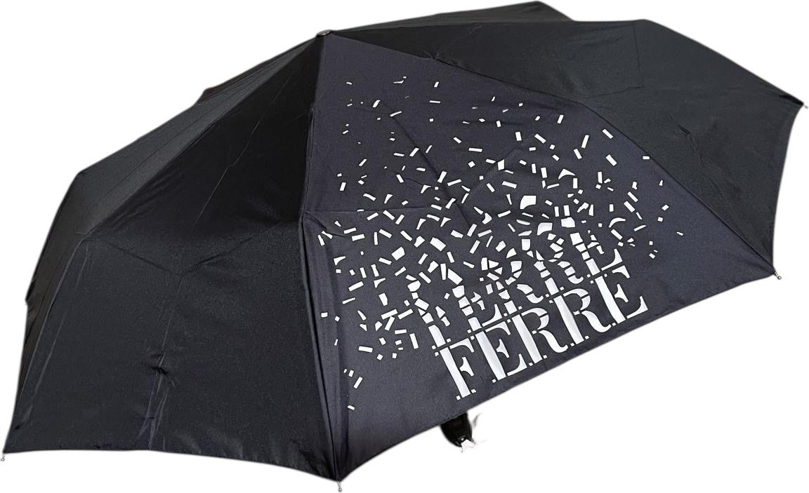 Moyen parapluie manche ergonomique - couleur Noir