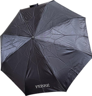 Moyen parapluie strass, manche noir ergonomique - couleur Noir