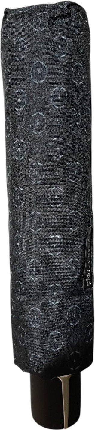 Parapluie de poche Pierre Cardin à motif poignée droite - couleur Cercles Gris