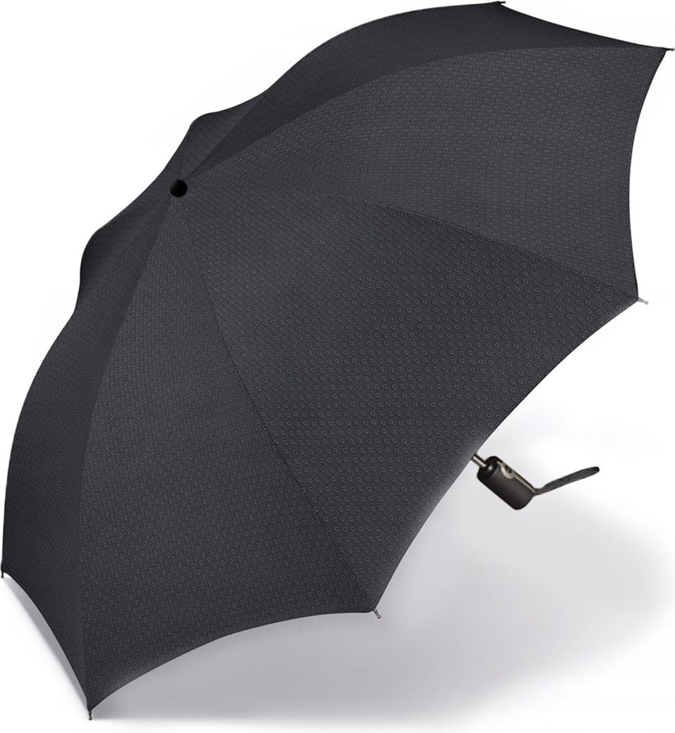 Parapluie de poche Pierre Cardin à motif poignée droite - couleur Gouttes D'eau