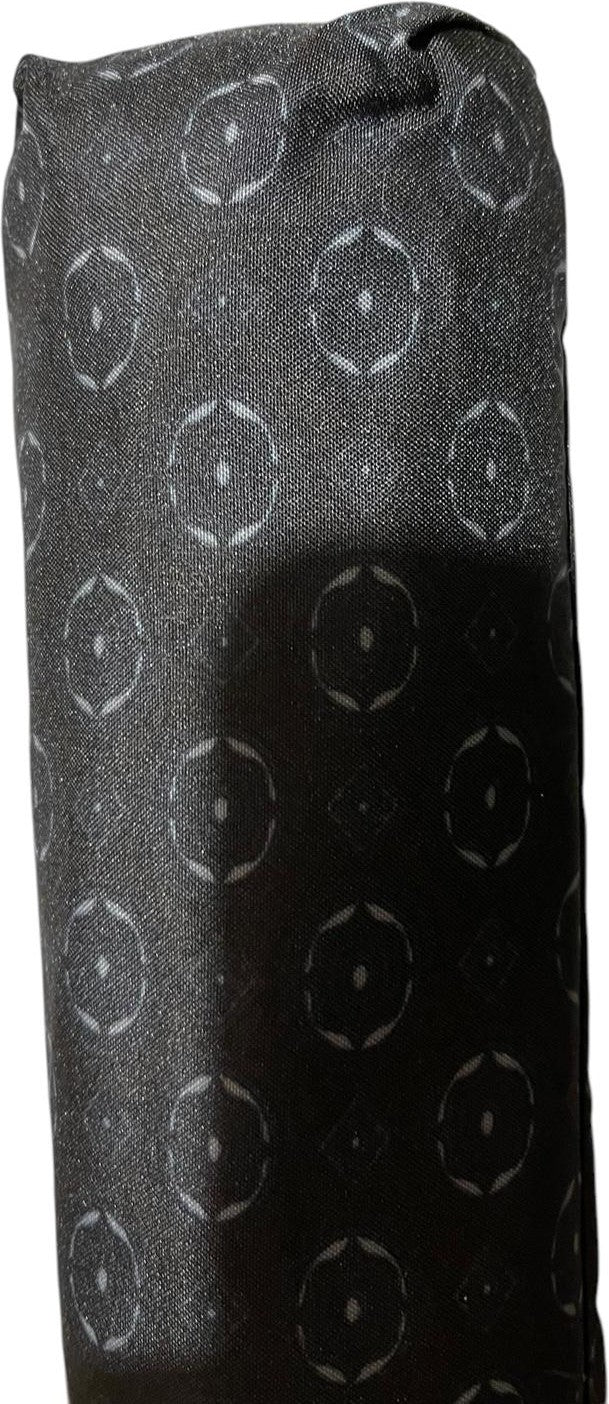 Parapluie de poche Pierre Cardin à motif poignée droite - couleur Cercles Gris