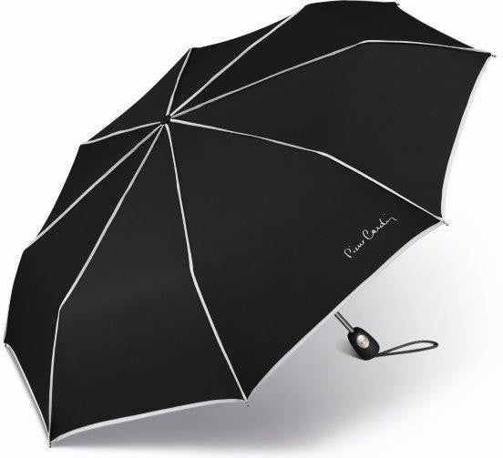 Parapluie de poche Pierre Cardin noir/blanc - couleur Multicouleur