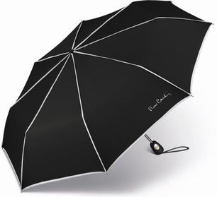 Parapluie de poche Pierre Cardin noir/blanc - couleur Multicouleur