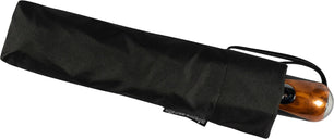 Parapluie de poche Pierre Cardin noir poignée  droite - couleur Noir