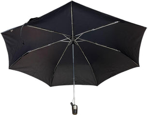 Parapluie de poche Pierre Cardin noir poignée ronde - couleur Noir