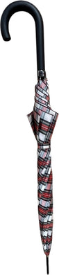 Parapluie long Blizzard AC karo écossais rouge - couleur Rouge