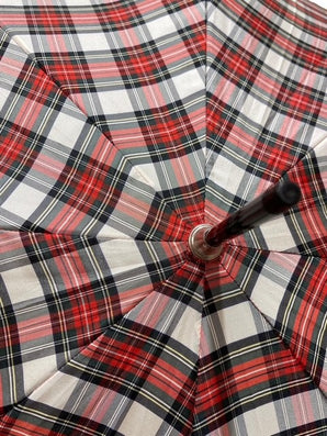 Parapluie long Blizzard AC karo écossais rouge - couleur Rouge