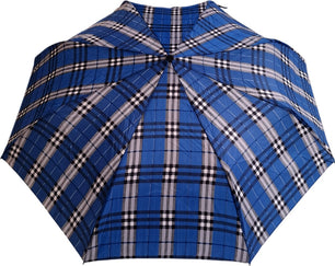 Parfi lance sa collection de parapluie moyen nommée Kapria - couleur Tartanbleu