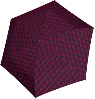 Petit parapluie carbonsteel mini slim Twister avec pois - couleur Fuschia